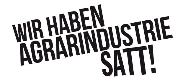 Wir haben es satt! Logo